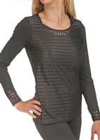 Women's Peek Overlay Scoop - Black - Snow Angel Womens Peek Overlay Scoop - WinterWomen.com                                                                                                