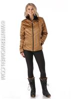 Women's Mossbud Reversible Jacket - Metallic Copper / TNF Black - The North Face Womens Mossbud Reversible Jacket - WinterWomen.com                                                                                     