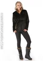 Women's Mossbud Reversible Jacket - Metallic Copper / TNF Black - The North Face Womens Mossbud Reversible Jacket - WinterWomen.com                                                                                     