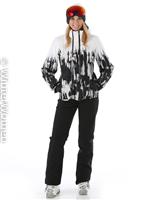 Women's Inspire Gore-Tex Jacket - Ikat Print Black - Spyder Womens Inspire Gore-Tex Jacket - WinterWomen.com                                                                                               