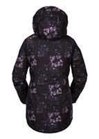 Women's Shelter 3D Stretch Jacket - Black Floral Print - Volcom Womens Shelter 3D Stretch Jacket - WinterWomen.com                                                                                             