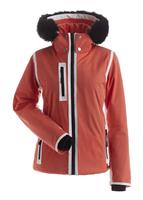 Alanna Faux Fur Parka - Tangerine / White - Nils Alanna Faux Fur Parka - WinterWomen.com                                                                                                          