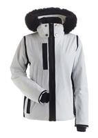 Alanna Faux Fur Parka - White / Black - Nils Alanna Faux Fur Parka - WinterWomen.com                                                                                                          