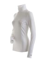Women's Danni Rib Underwear Top - White - Nils Danni Baselayer Top - WinterWomen.com                                                                                                            