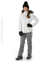 Daphne Faux Fur Parka - White - Nils Daphne Faux Fur Parka - WinterWomen.com                                                                                                          