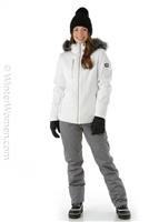 Daphne Faux Fur Parka - White - Nils Daphne Faux Fur Parka - WinterWomen.com                                                                                                          