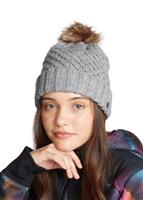 Women's Blizzard Beanie - Heather Grey (SJEH) - Roxy Women's Blizzard Beanie - WinterWomen.com                                                                                                        