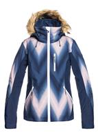 Women's Jet Ski Premium Jacket - Medieval Blue Chevron (BTE2) - Roxy Women's Jet Ski Premium Jacket - WinterWomen.com