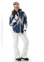 Women's Jet Ski Premium Jacket - Medieval Blue Chevron (BTE2) - Roxy Women's Jet Ski Premium Jacket - WinterWomen.com                                                                                                 
