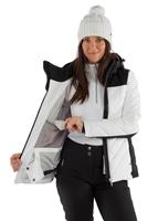 Women's Kenzie Jacket - Pure White / Black - Sunice Women's Kenzie Jacket - WinterWomen.com                                                                                                        