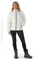 Women's Stretch Down Jacket - TNF White - TNF Women's Stretch Down Jacket - WinterWomen.com                                                                                                     