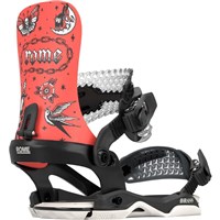 Women's Brass AW AsymWrap Snowboard Bindings - Team Red