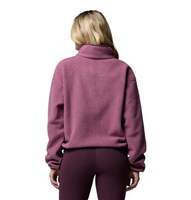 Women's Helvetia II Cropped Half Snap Fleece - Antique Mauve / Mineral Pink