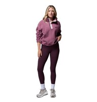 Women's Helvetia II Cropped Half Snap Fleece - Antique Mauve / Mineral Pink
