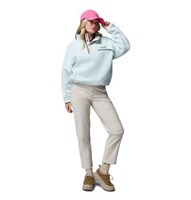 Women's Helvetia II Cropped Half Snap Fleece - Tea Light / Dark Stone