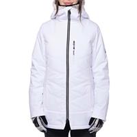 Women's Cloud Insulated Jacket - White Geo Jacquard