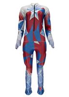 Women's World Cup GS Race Suit - White/French Blue/Red - Spyder Womens World Cup GS Race Suit - WinterWomen.com