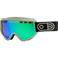 Air Goggle - Bone Gloss Frame w/ Chrome + Green Air Rad Lenses