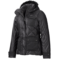 Women's Fab Down Jacket (Vintage Navy) - Black