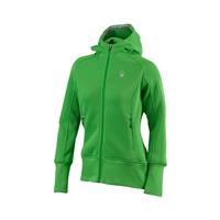Women's Full Zip Mid-Weight Hoody (Hot Pink) - Classic Green