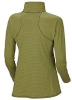 Women's Layer First Stripe Half Zip (Leapfrog) - Back View
