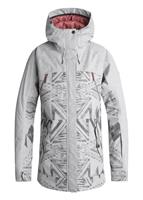 Women's Tribe Jacket - Warm Heather Grey / Matador Jacq - Roxy Womens Tribe Jacket - WinerWomen.com                                                                                                             