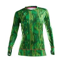 Women's Evo CG Mastermind Crew (Flash Green Print/Tropic Pink)