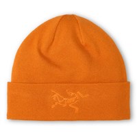 Embroidered Bird Toque Beanie - Copper Sky / Blaze