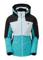 Women's Flourish Jacket - Azure / Whitee - Dare 2b Women's Flourish Jacket - WinterWomen.com                                                                                                     