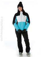 Women's Flourish Jacket - Azure / Whitee - Dare 2b Women's Flourish Jacket - WinterWomen.com                                                                                                     