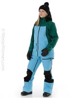 Women's A-Cad Futurelight Jacket - Ethereal Blue / Evergreen / TNF Black - Women's A-Cad Futurelight Jacket - Winterwomen.com                                                                                                    