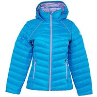 Spyder Timeless Hoodie Down Jacket - Women's - Lagoon Wish