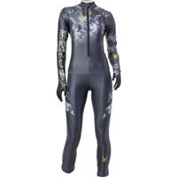 Women's World Cup DH Race Suit - Black Sharp Lime