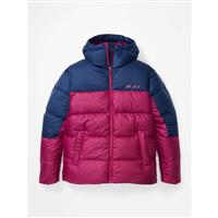 Women's Guides Down Hoody - Wild Rose / Arctic Navy