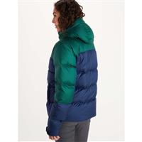 Women's Guides Down Hoody - Arctic Navy / Botanical Garden