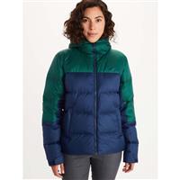 Women's Guides Down Hoody - Arctic Navy / Botanical Garden
