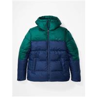 Women's Guides Down Hoody - Arctic Navy / Botanical Garden