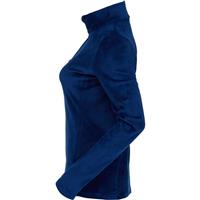 Women's Shimmer Bug Zip T-Neck - Abyss