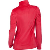 Women's Shimmer Bug Zip T-Neck - Cerise