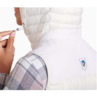 Women's Spyfire Hooded Vest - Alpine White - Women's Spyfire Hooded Vest