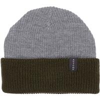 Autumn Select Blocked Beanie - Army Green / Grey - Autumn Select Blocked Beanie                                                                                                                          