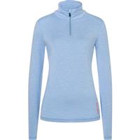 Women's Fire + Ice Margo2 Zip Neck T - Serenity Blue (338) - Women's - Fire + Ice Margo2 Zip Neck T                                                                                                                