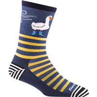 Women's Darn Tough Animal Haus Crew Lightweight Sock - Midnight - Women's Darn Tough Animal Haus Crew Lightweight Sock                                                                                                  