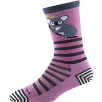 Women's Darn Tough Animal Haus Crew Lightweight Sock - Violet - Women's Darn Tough Animal Haus Crew Lightweight Sock                                                                                                  