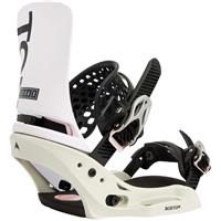 Burton Lexa X EST Snowboard Bindings - Women's - White / Gray / Logo - Women's Lexa X EST Binding
