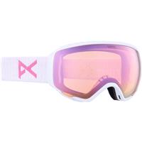 Women's WM1 Goggle + Bonus Lens + MFI Face Mask - White Frame w/ Perc. Cloudy Pink + Perc. Variable Blue Lenses (19176105102) -                                                                                                                                                       