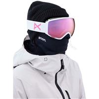 Women's WM1 Goggle + Bonus Lens + MFI Face Mask - White Frame w/ Perc. Cloudy Pink + Perc. Variable Blue Lenses (19176105102) -                                                                                                                                                       
