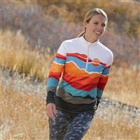 Women's Bluebird Day 1/4 Zip Base Layer Top - Golden Hour