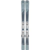 Women's Cloud Q8 Skis with System Bindings - Kakhi / Grey