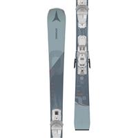 Women's Cloud Q8 Skis with System Bindings - Kakhi / Grey